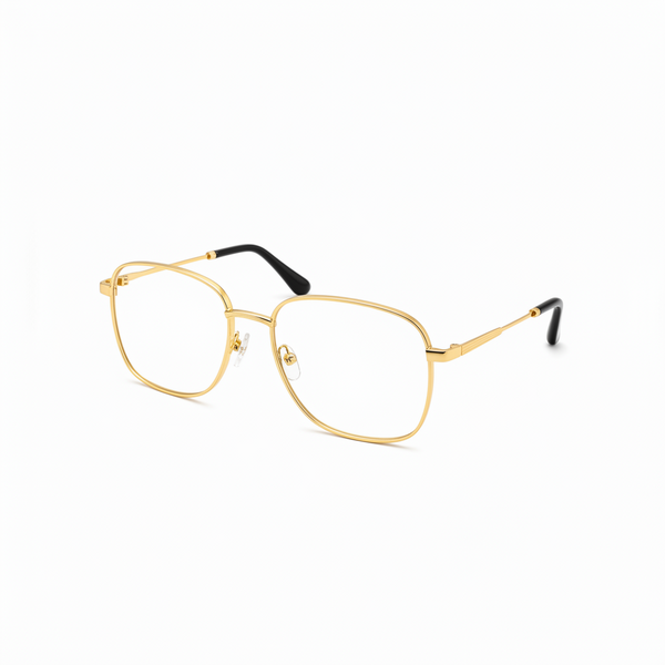 Gold Square Optical Frame – RH-2367 | Rehmatullah Optical House |