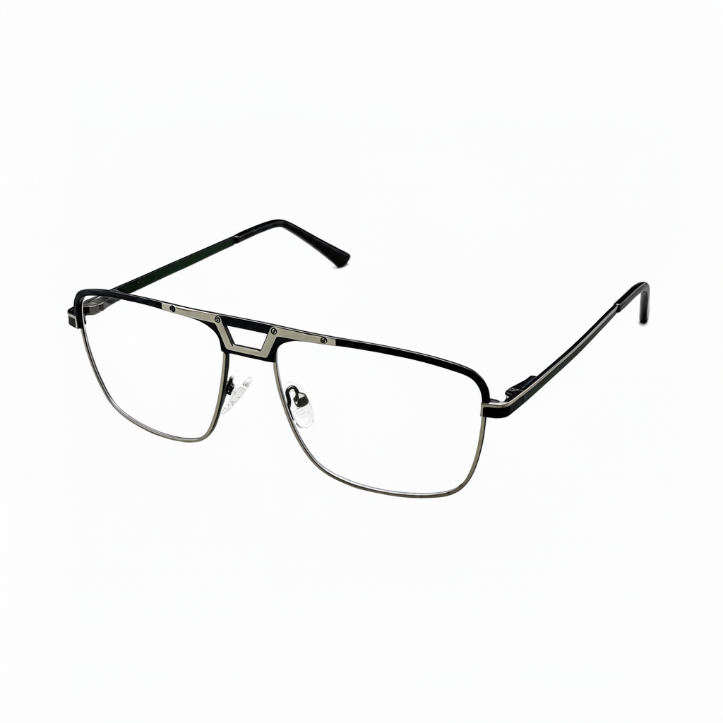 Men’s Premium Aviator Eyeglasses – Metal Frame
