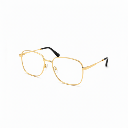 Gold Square Optical Frame – RH-2367 | Rehmatullah Optical House |