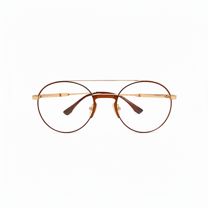 RH-4654-Premium Gold Metal Optical Frame