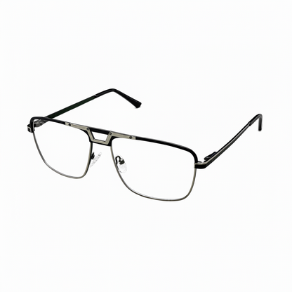 Men’s Premium Aviator Eyeglasses – Metal Frame