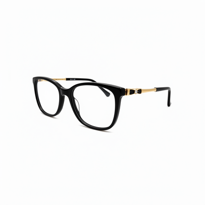 Title: RH-9003 Black & Gold Eyeglasses | Rehmatullah Optical House|