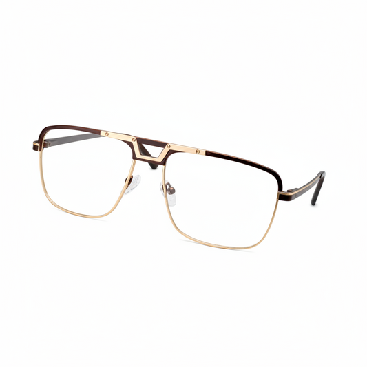 Men’s Premium Aviator Eyeglasses – Metal Frame