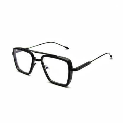 RH-4656 Double Bridge Square Eyeglasses Frame