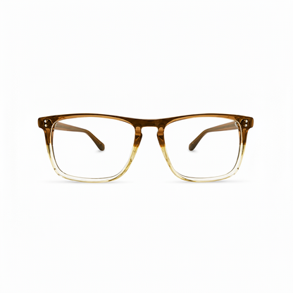 RH-1647 Transparent Brown Rectangle Optical Frame| Rehmatullah Optical House|