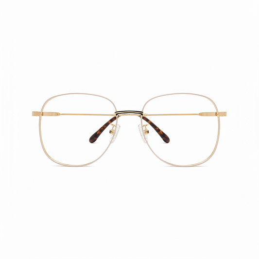Gold Square Optical Frame – RH-2367 | Rehmatullah Optical House |